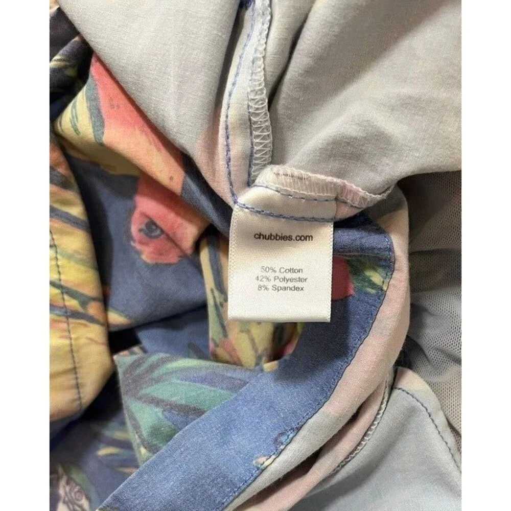 Chubbies Swim Trunks Shorts Lot of 2 Size Large Pockets Drawstring Multicolor 7